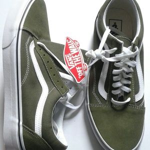 New Vans Green Old Skool Shoes
